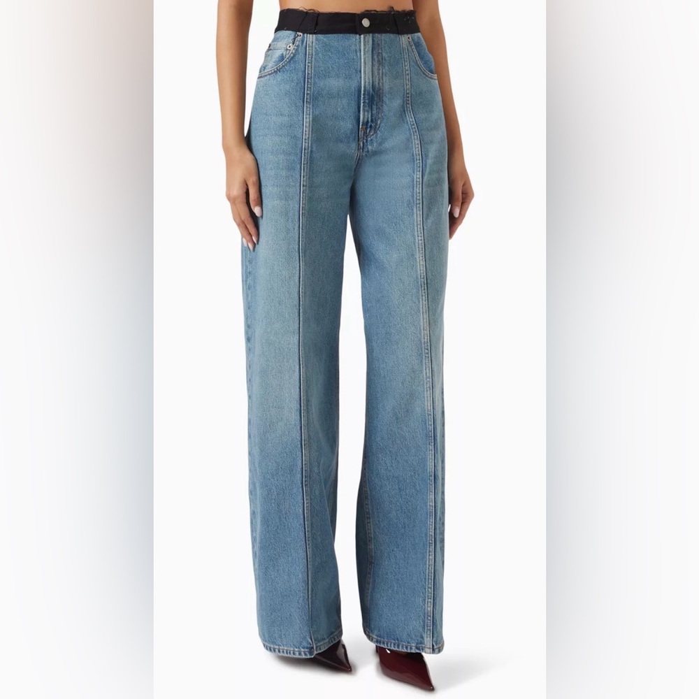 Haikure - Peace Lagoon Wide-leg Jeans / 28 / Blue / NWOT